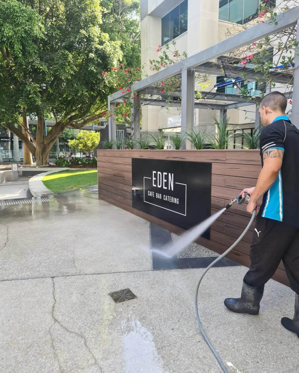 pressure cleaning